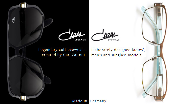 cazal designer eyeglass frames